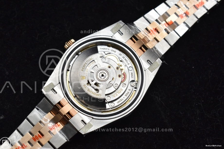 904L DateJust on Stick 41 Edition 126333 606 VR Best Clean SS Bracelet Jubilee 1:1 Steel RG Brown Breathable Dial 0113